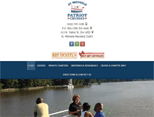 Tablet Screenshot of patriotcruises.com